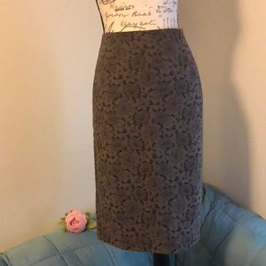 Boden Italian Lace Jacquard Skirt